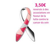 Pin's de l'espérance rose émaillé  - 3,50€ reversés contre le cancer du sein