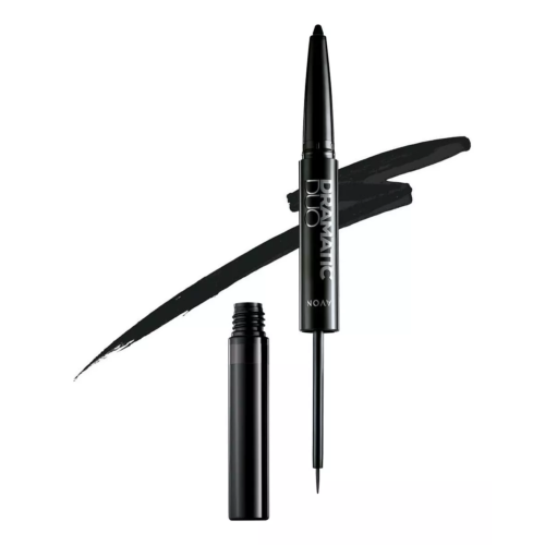 Eyeliner noir Dramatic Duo à double embout Bold in Black Avon