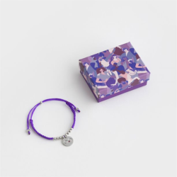 Bracelet Avon contre les violences faites aux femmes violet "Empowerment"