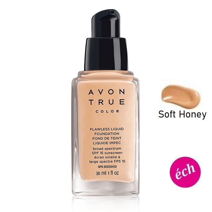 Echantillon fond de teint couvrant Flawless Soft Honey Avon