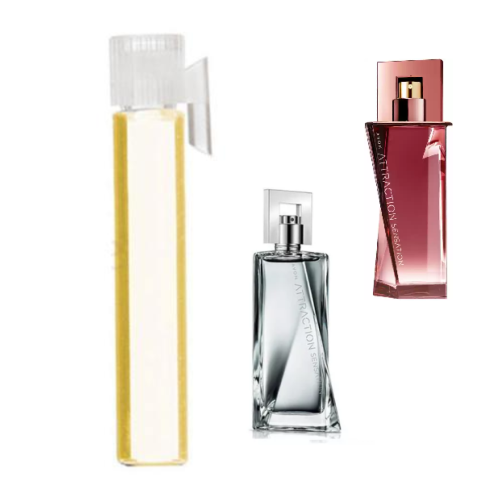 Echantillon parfum ATTRACTION SENSATION femme + homme 2x 0,6ml